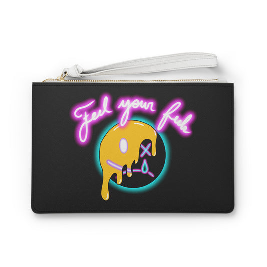 Feel your feels Clutch Bag