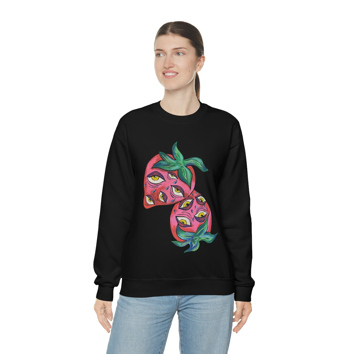 Berry vision Unisex Heavy Blend™ Crewneck Sweatshirt