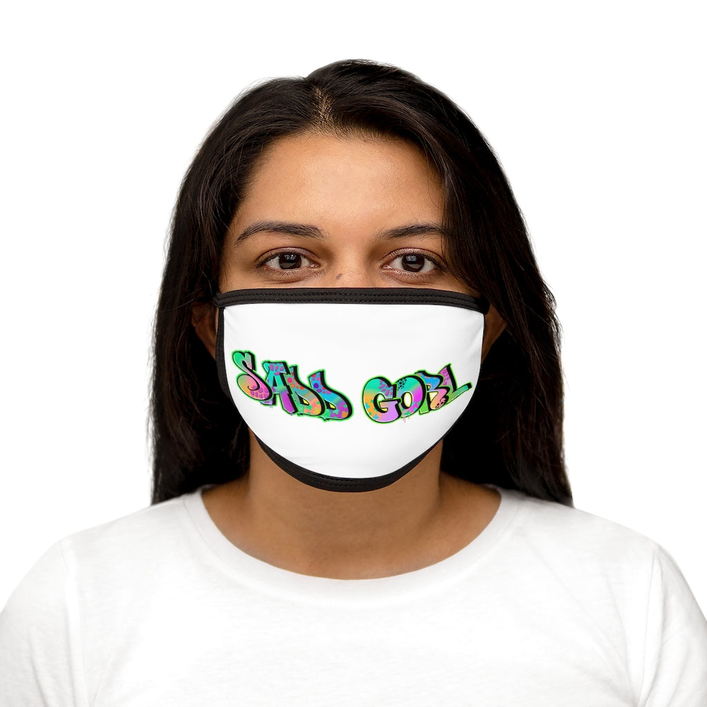 Sadd Gorl Mixed-Fabric Face Mask