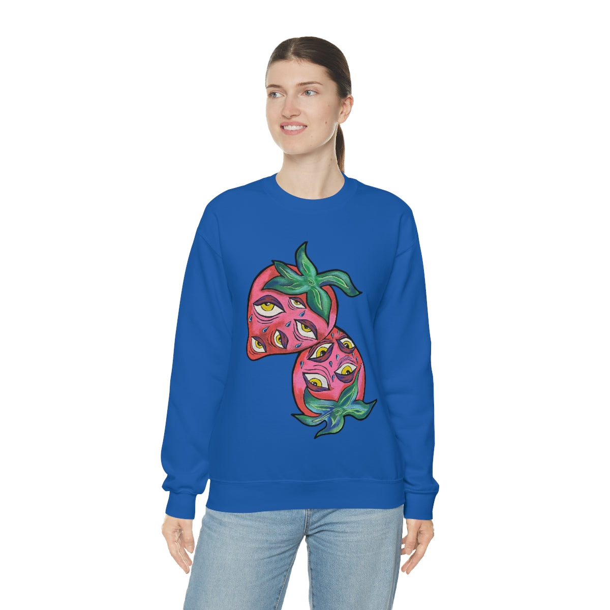 Berry vision Unisex Heavy Blend™ Crewneck Sweatshirt