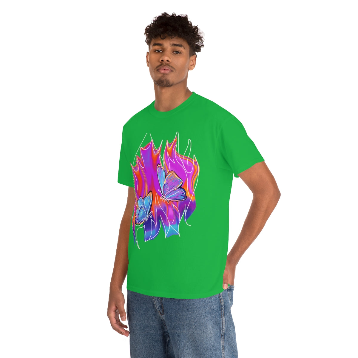 Twin flames Unisex Heavy Cotton Tee