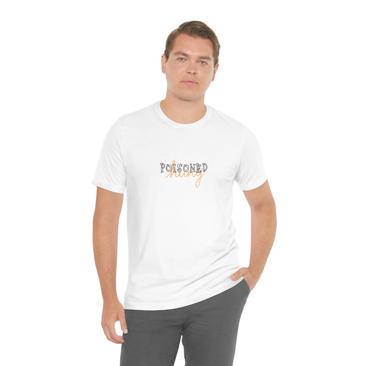 Poisoned huny logo Unisex Jersey Short Sleeve Tee