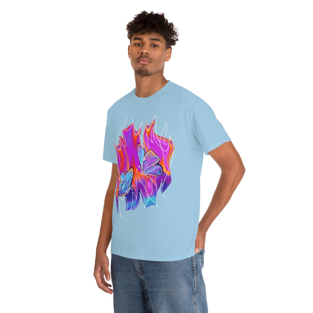 Twin flames Unisex Heavy Cotton Tee