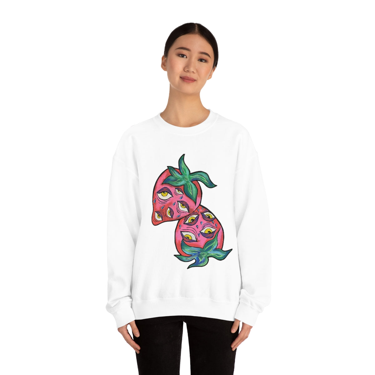 Berry vision Unisex Heavy Blend™ Crewneck Sweatshirt