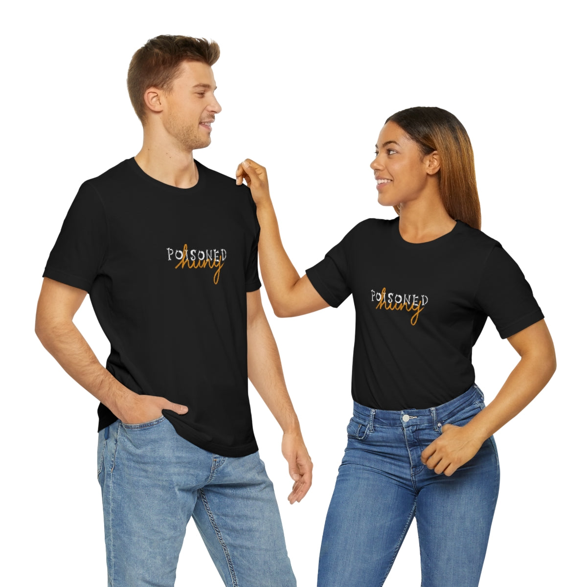 Poisoned huny logo Unisex Jersey Short Sleeve Tee