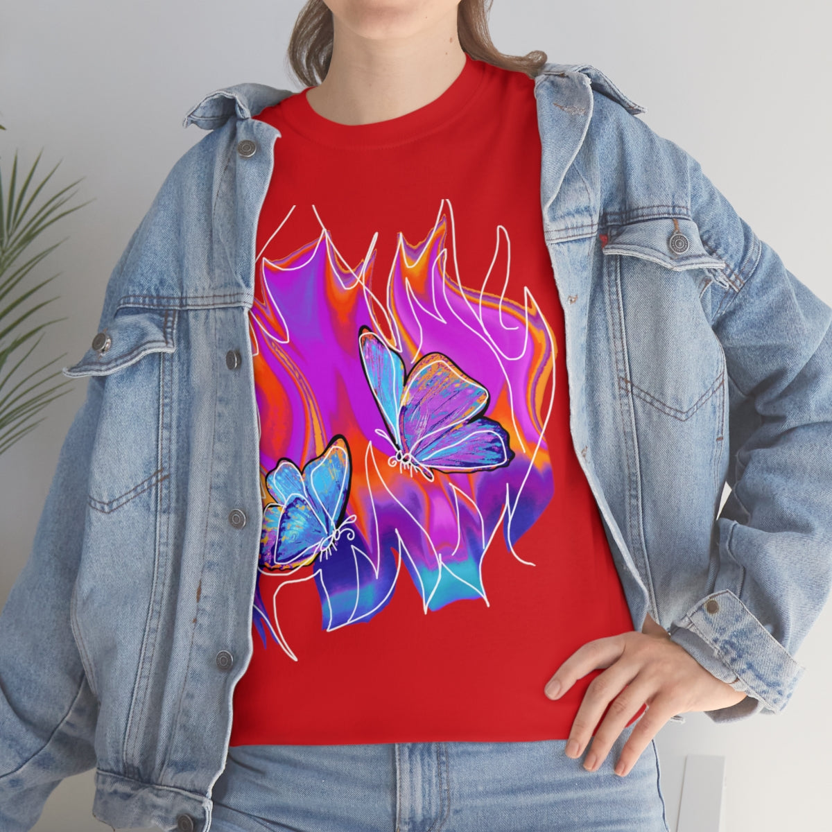 Twin flames Unisex Heavy Cotton Tee