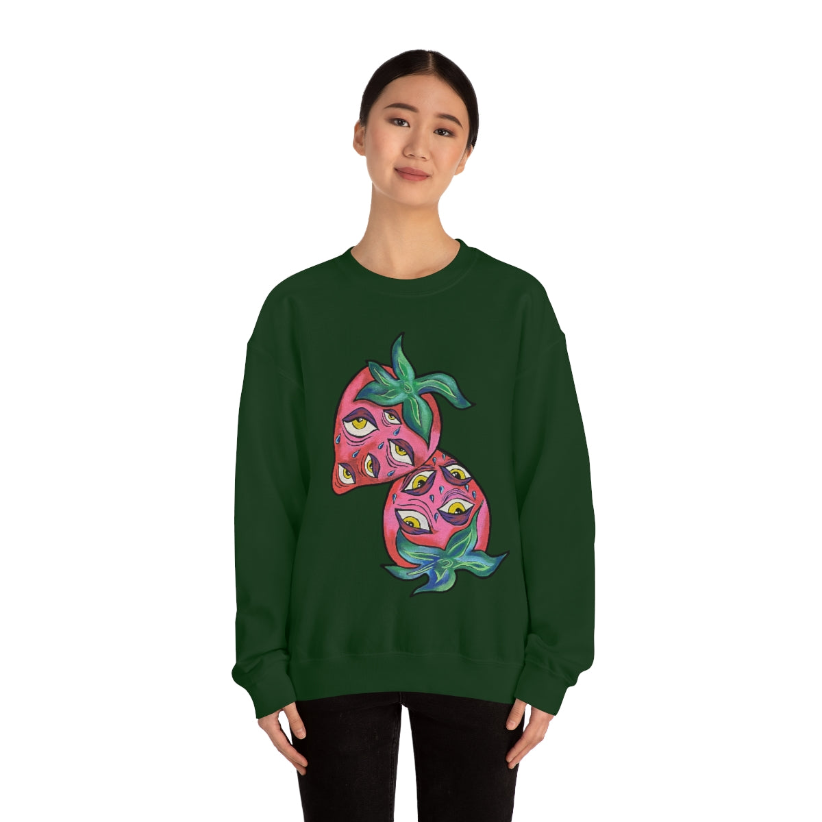 Berry vision Unisex Heavy Blend™ Crewneck Sweatshirt