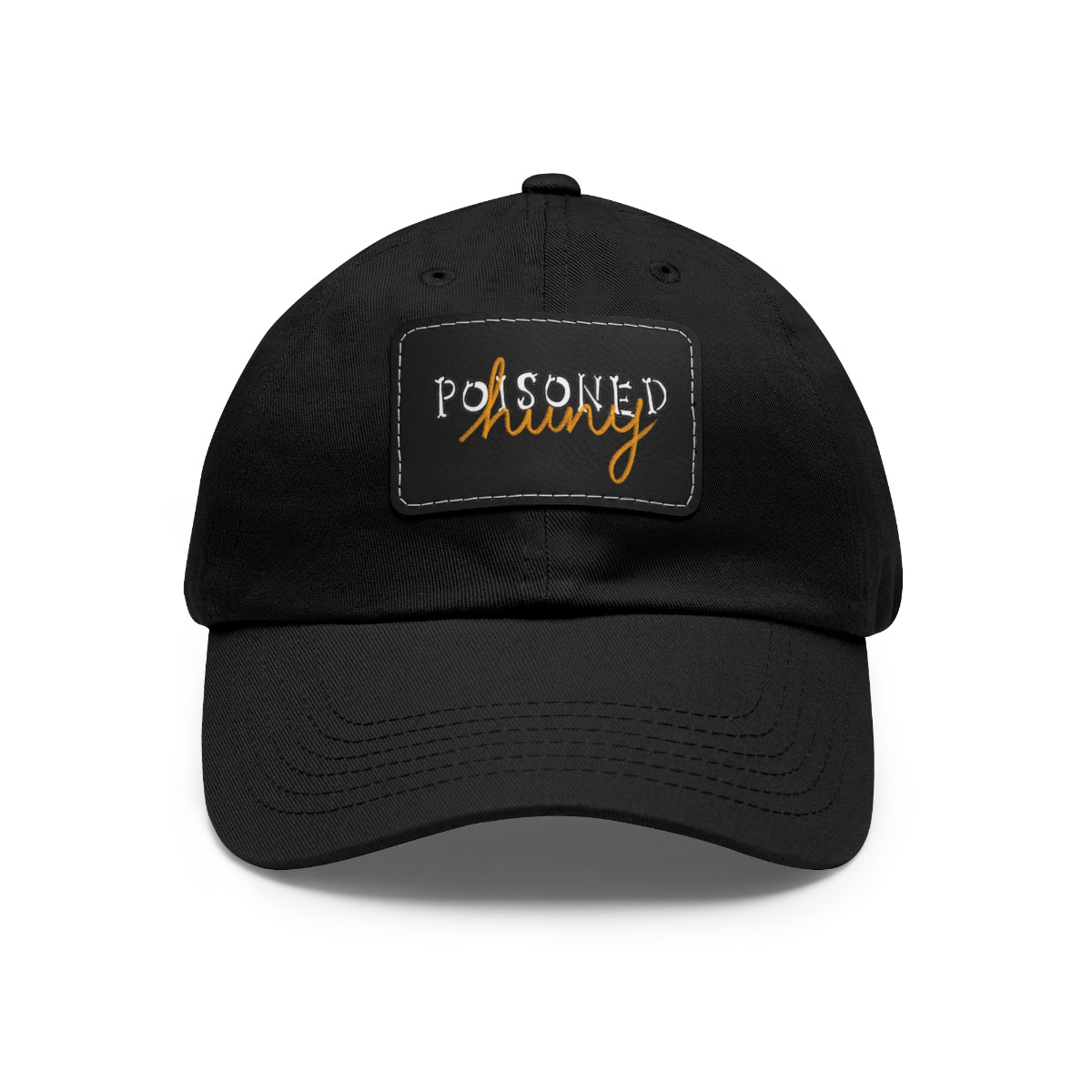 Poisoned huny logo Dad Hat with Leather Patch