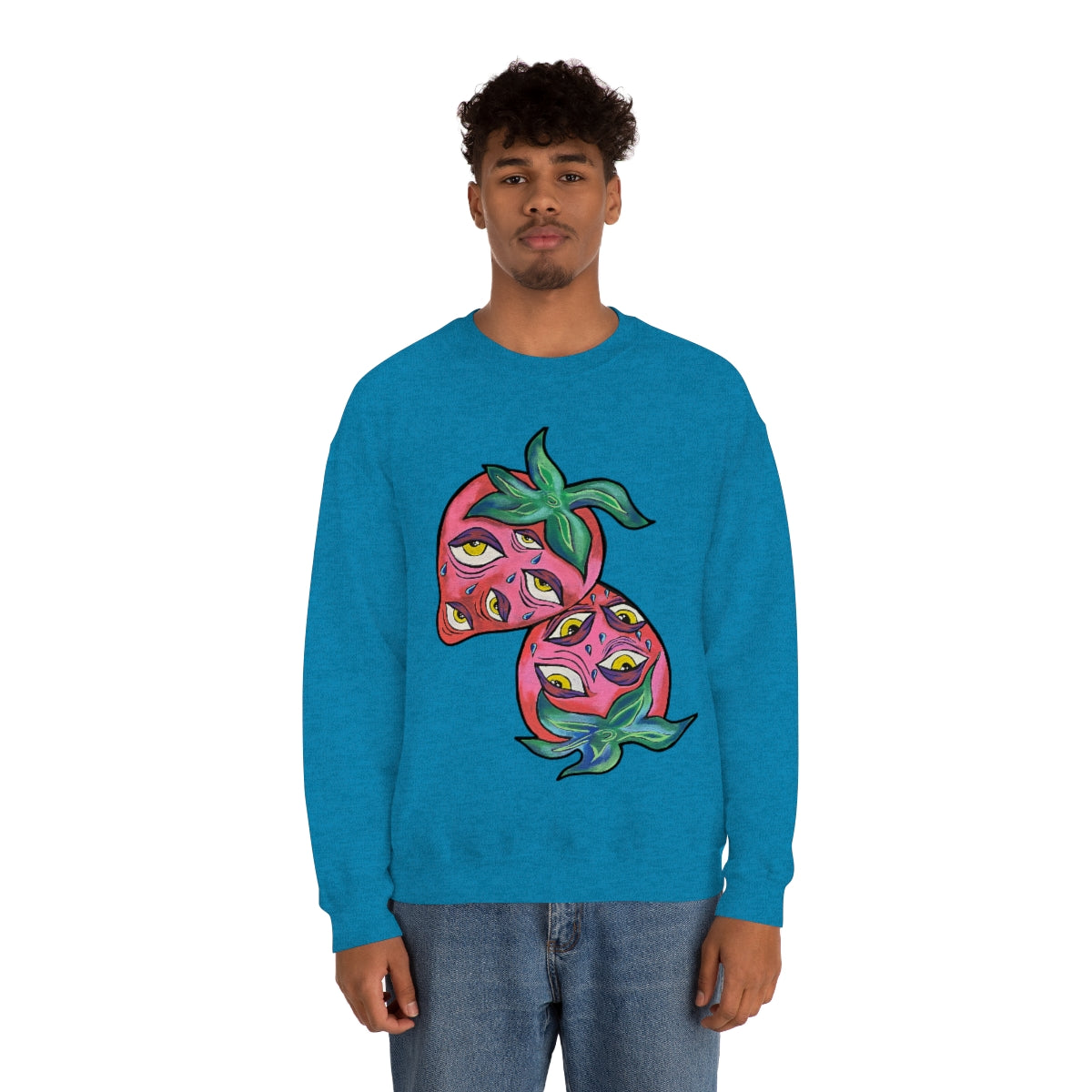 Berry vision Unisex Heavy Blend™ Crewneck Sweatshirt