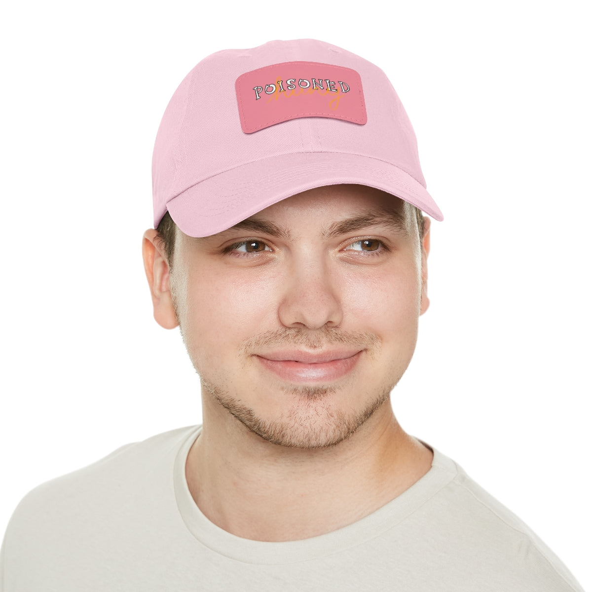 Poisoned huny logo Dad Hat with Leather Patch