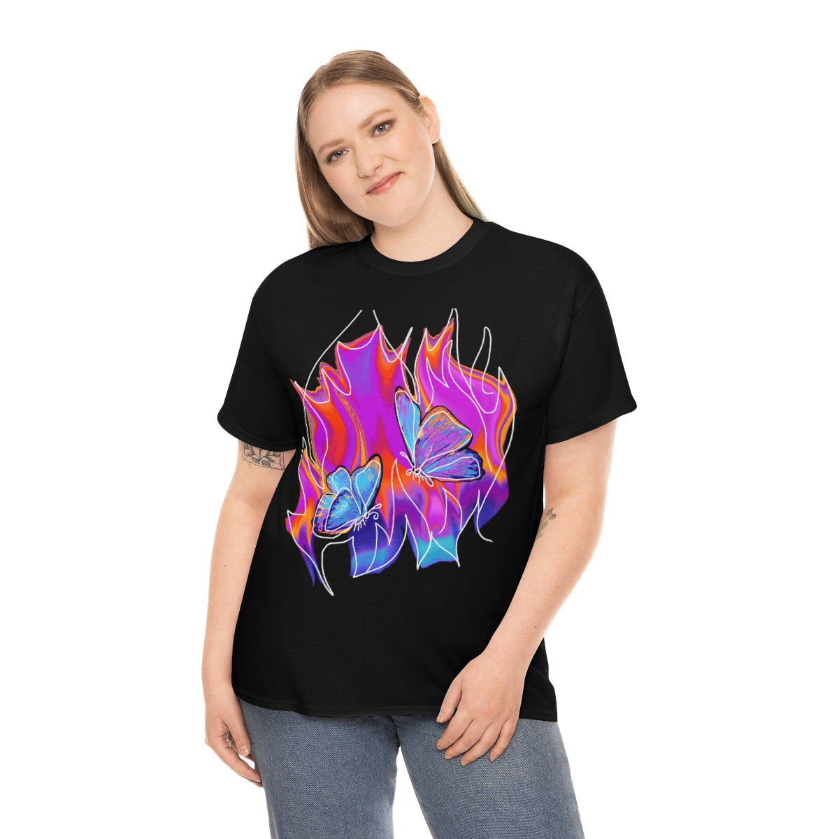 Twin flames Unisex Heavy Cotton Tee