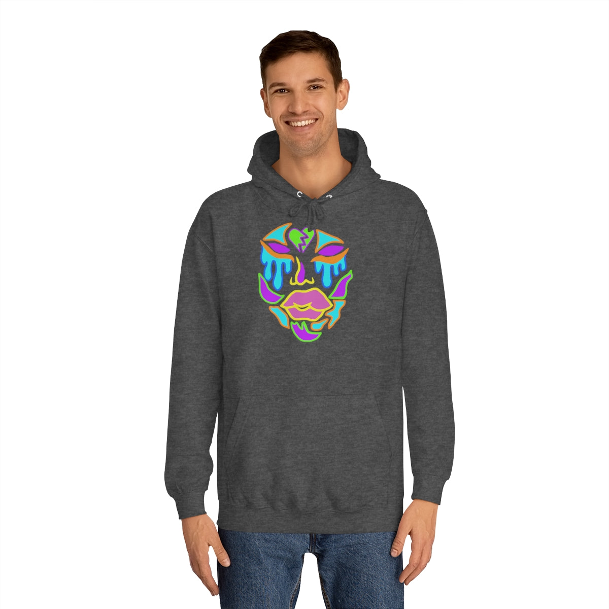 Sadd Gorl Unisex College Hoodie