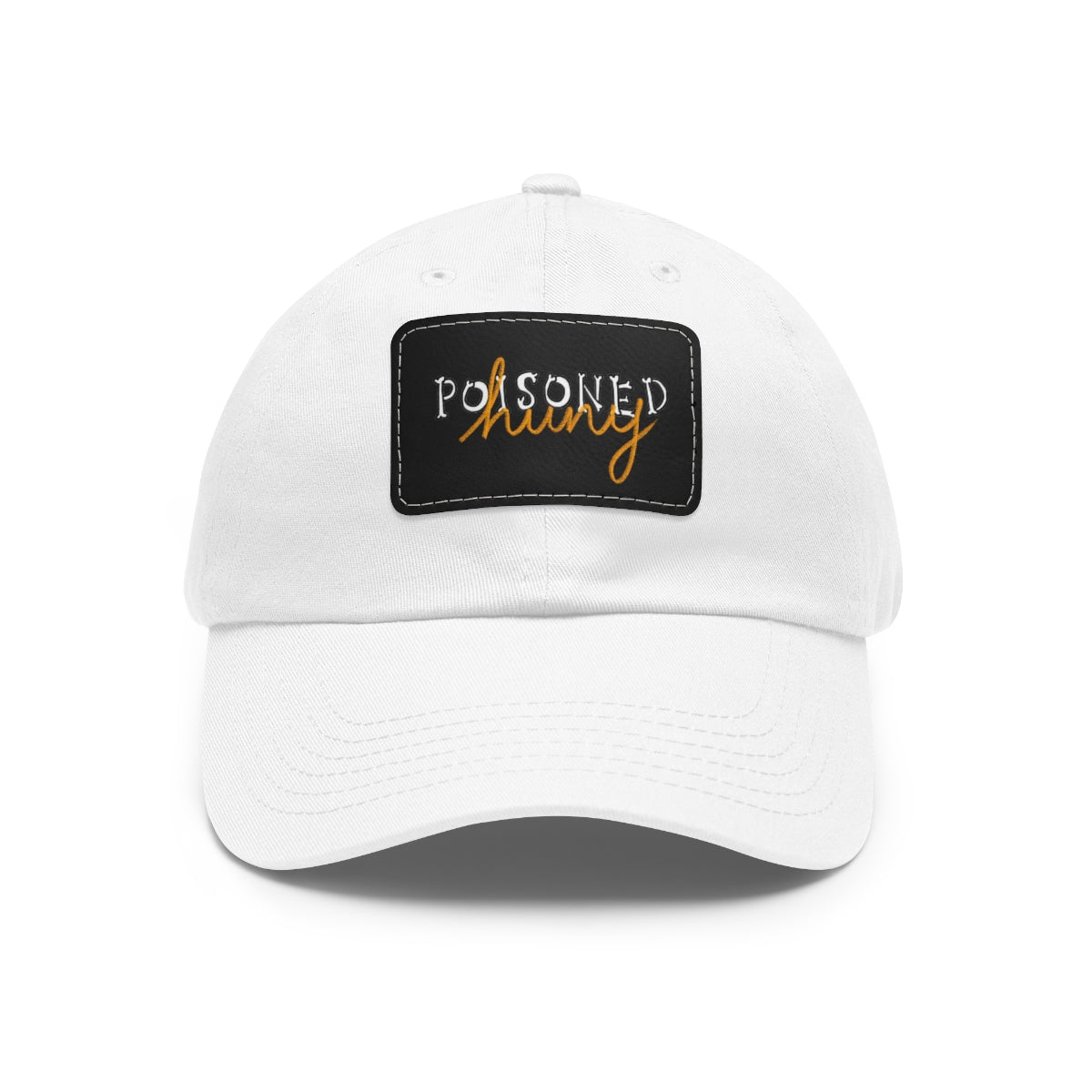 Poisoned huny logo Dad Hat with Leather Patch