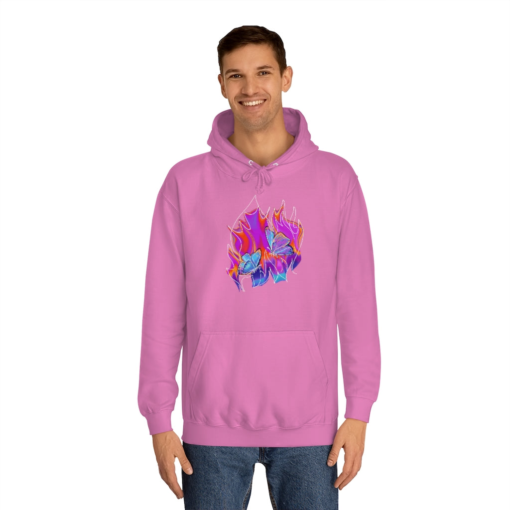 Twin flames Unisex College Hoodie