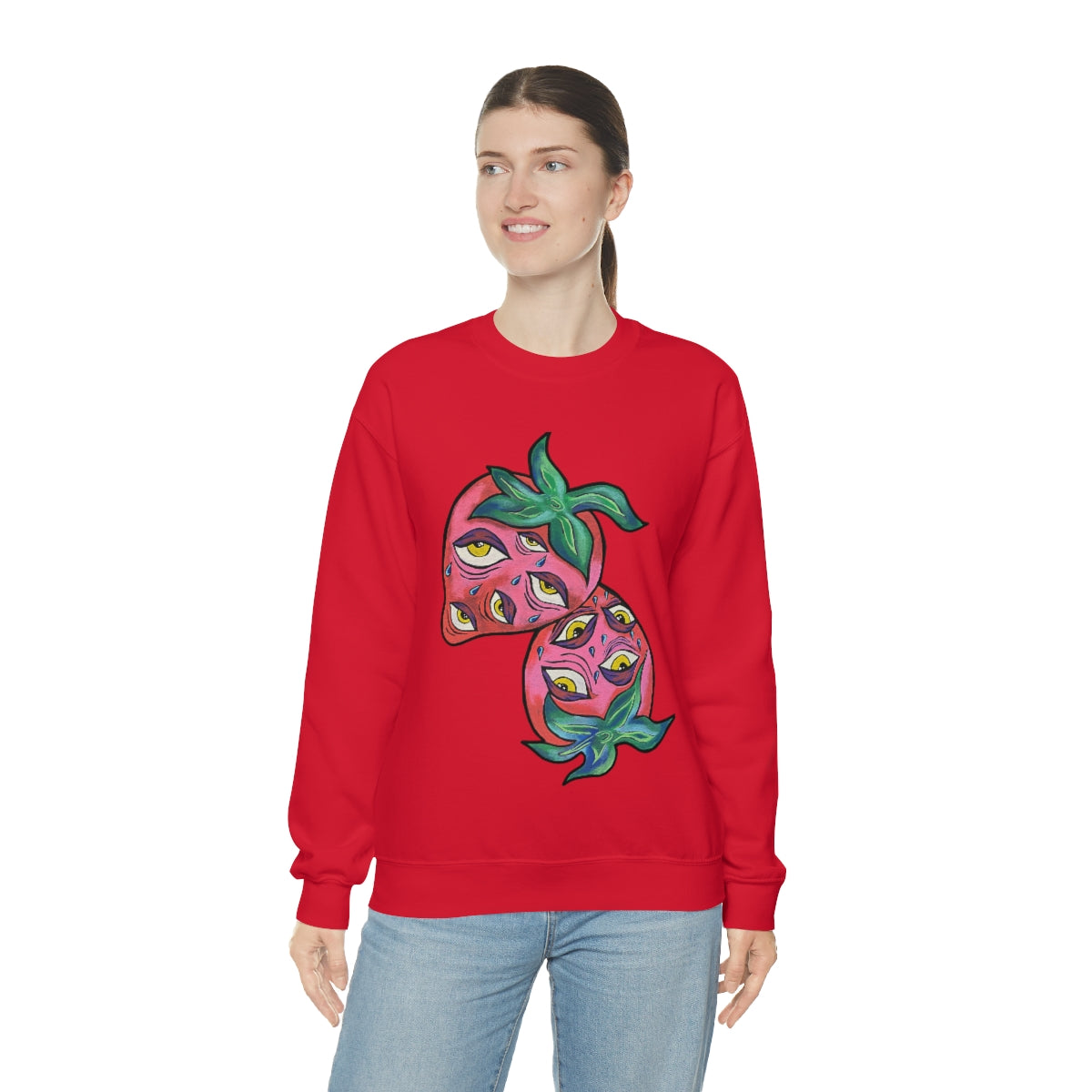 Berry vision Unisex Heavy Blend™ Crewneck Sweatshirt