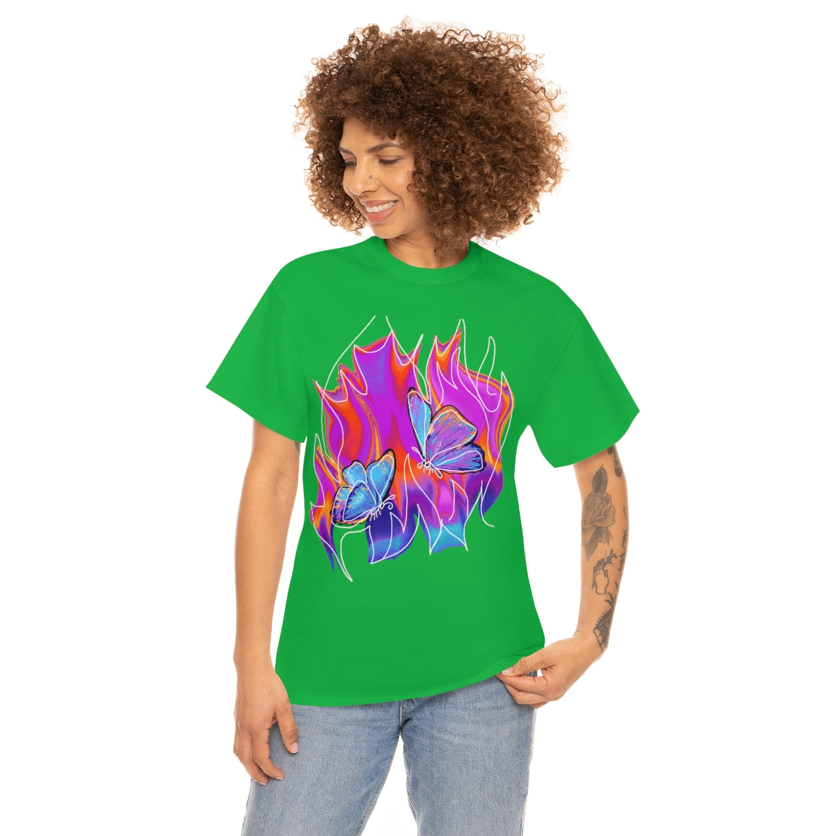 Twin flames Unisex Heavy Cotton Tee