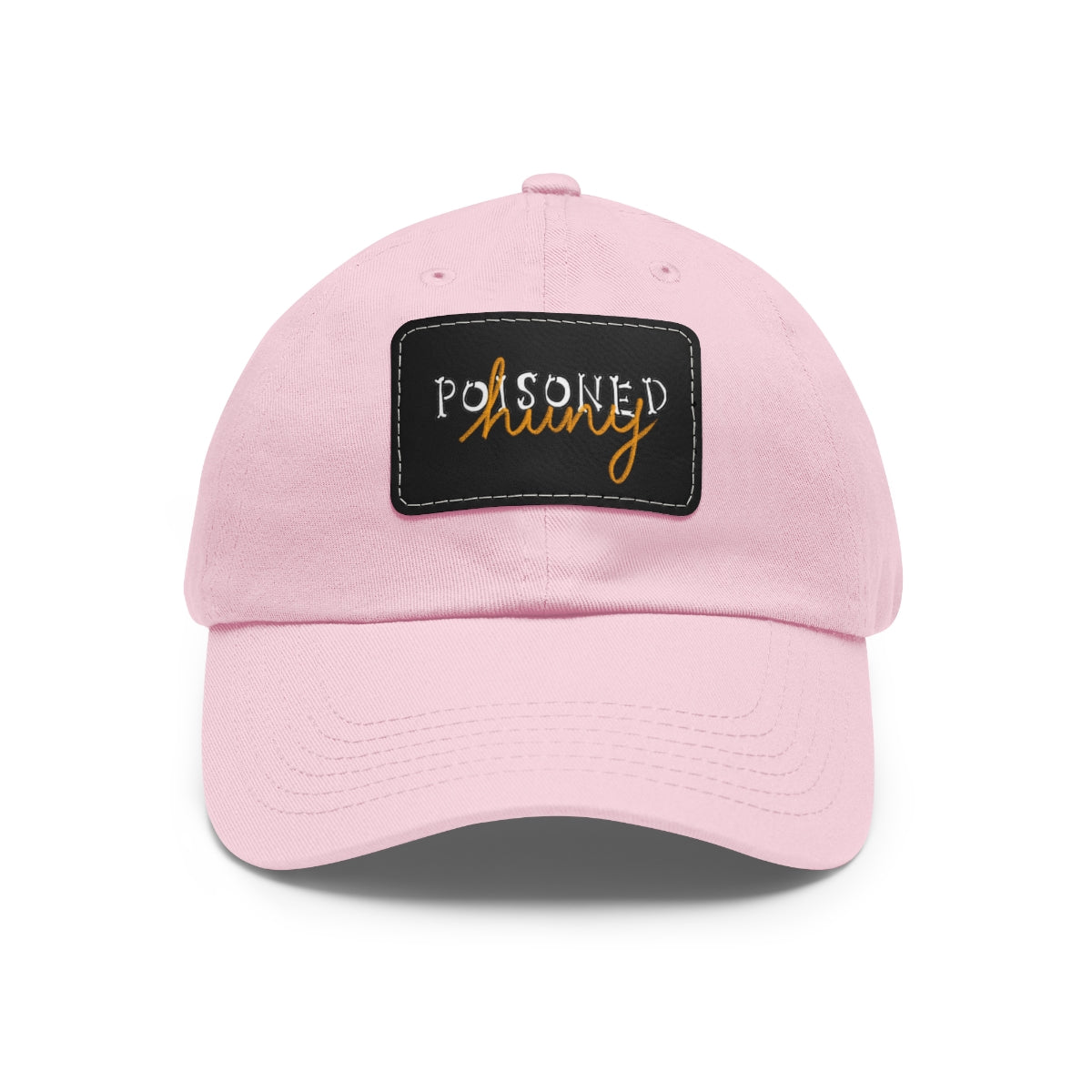 Poisoned huny logo Dad Hat with Leather Patch