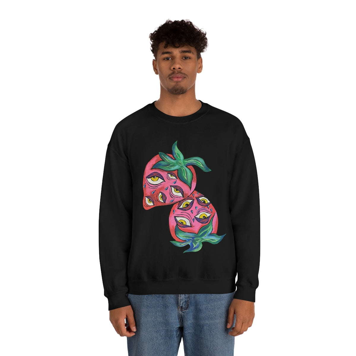 Berry vision Unisex Heavy Blend™ Crewneck Sweatshirt