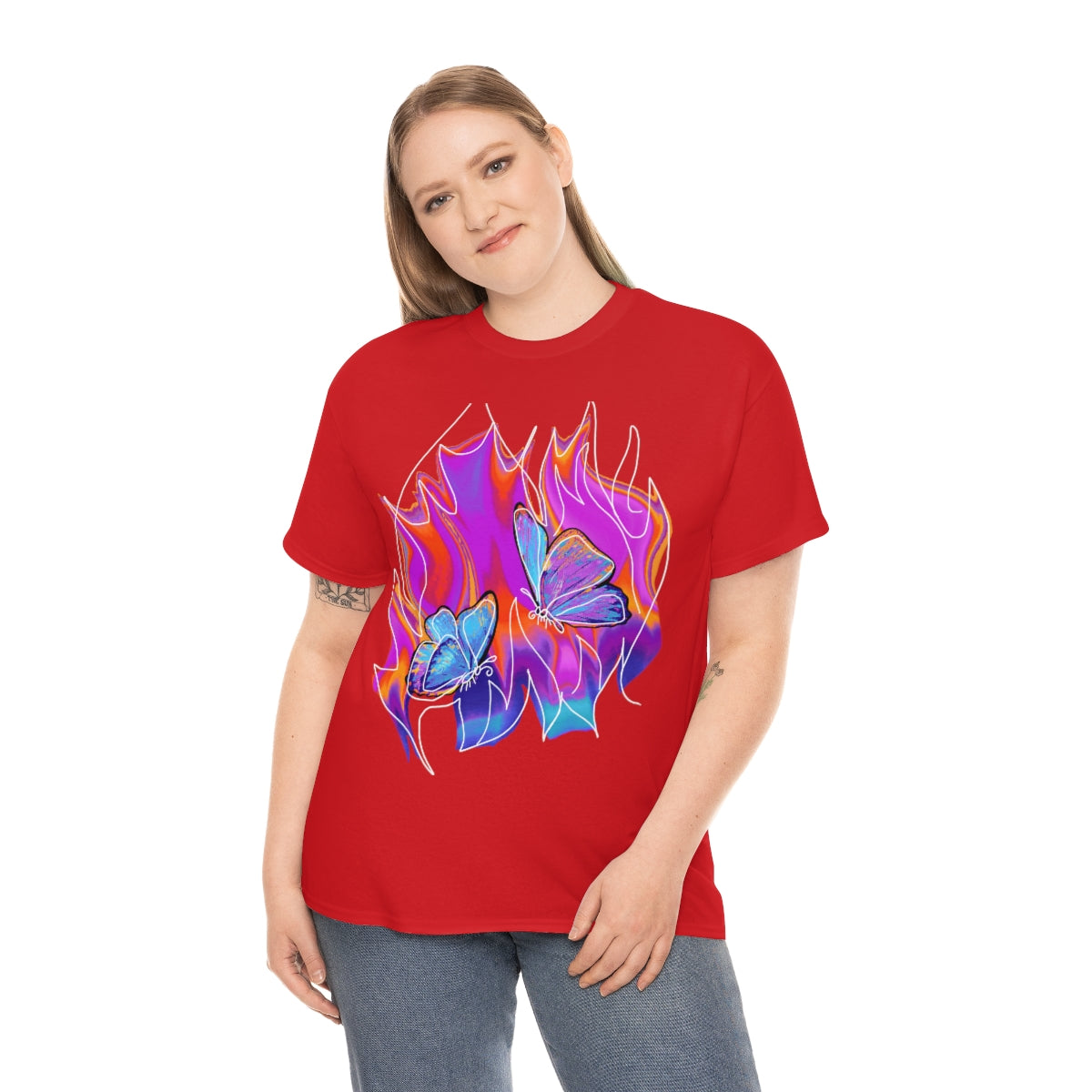 Twin flames Unisex Heavy Cotton Tee